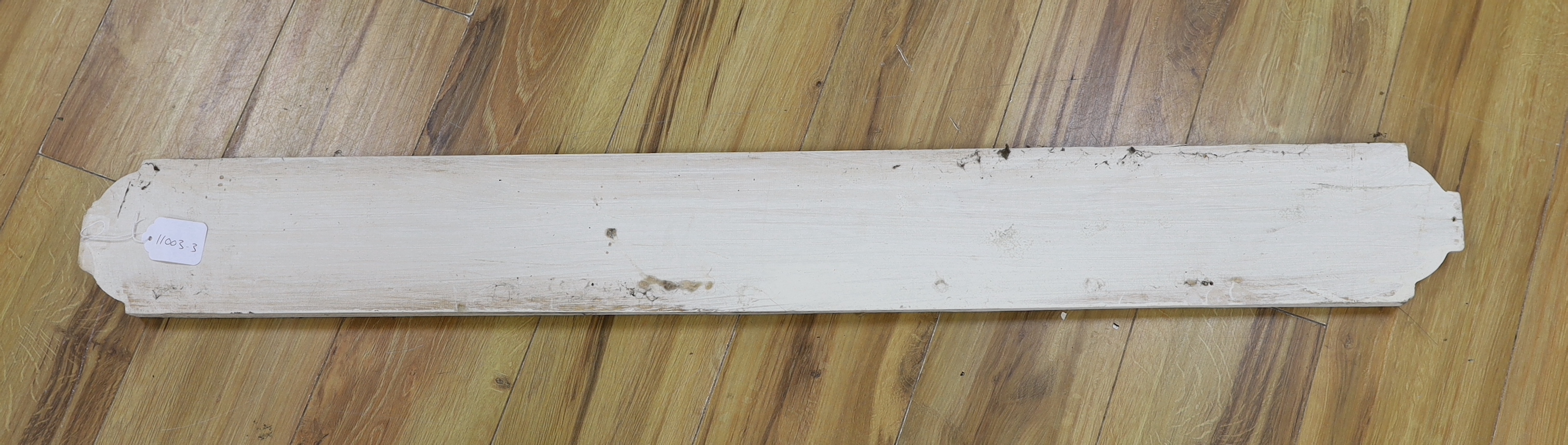 A ‘Camden Passage N.1’ painted wood sign, 112cm
